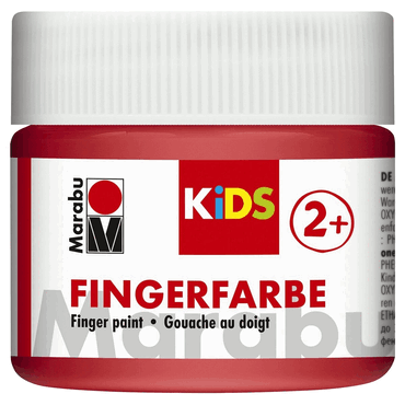 Marabu Fingerfarbe Kids - 100 ml rot. von Marabu