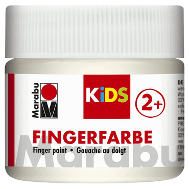 Marabu Fingerfarbe Kids - 100 ml weiß. von Marabu
