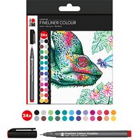 Marabu GRAPHIX HYPNOTIZE Fineliner farbsortiert 0,5 mm, 24 St. von Marabu