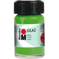 Marabu Glas-Farbe, 15 ml - Hellgrün von Grün