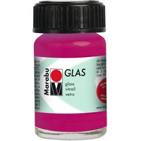 Marabu Glas-Farbe, 15 ml - Himbeere von Rot