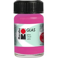 Marabu Glas-Farbe, 15 ml - Pink von Rot