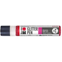 Marabu Glitter Pen - Glitter-Rubin von Rot