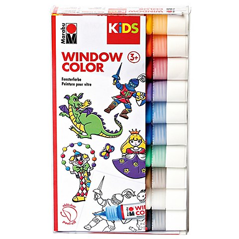 Marabu KiDS Window Color, 10x 25 ml von Marabu