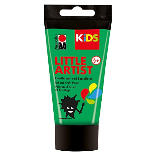 Marabu KiDS Little Artist 75 ml, Grün, Künstlermal- und Bastelfarbe für Kinder ab 3 Jahren, Kindermalfarbe auf Wasserbasis, auswaschbar, Made in Germany, vegan, glutenfrei, 03050002267 Marabu KiDS Little Artist 75 ml, Grün, Künstlermal- und Bastelfarbe für Kinder ab 3 Jahren, Kindermalfarbe auf Wasserbasis, auswaschbar, Made in Germany, vegan, glutenfrei, 03050002267 von Marabu
