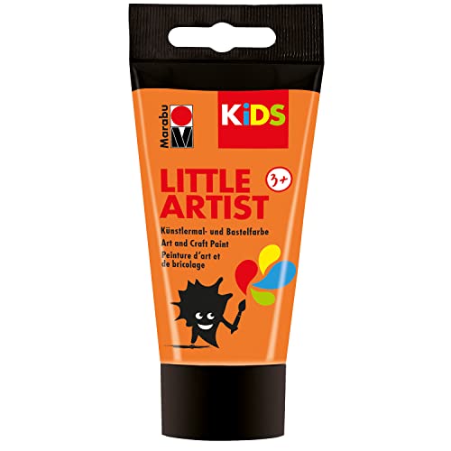 Marabu KiDS Little Artist 75 ml, Orange, Künstlermal- und Bastelfarbe für Kinder ab 3 Jahren, Kindermalfarbe auf Wasserbasis, auswaschbar, Made in Germany, vegan, glutenfrei, 03050002013 Marabu KiDS Little Artist 75 ml, Orange, Künstlermal- und Bastelfarbe für Kinder ab 3 Jahren, Kindermalfarbe auf Wasserbasis, auswaschbar, Made in Germany, vegan, glutenfrei, 03050002013 von Marabu