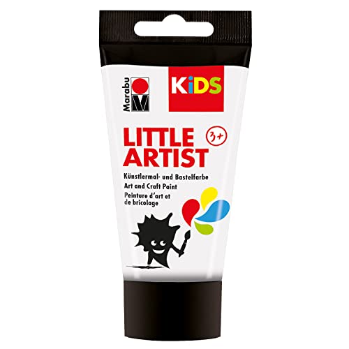 Marabu KiDS Little Artist 75 ml, Weiß, Künstlermal- und Bastelfarbe für Kinder ab 3 Jahren, Kindermalfarbe auf Wasserbasis, auswaschbar, Made in Germany, vegan, glutenfrei, 03050002070 Marabu KiDS Little Artist 75 ml, Weiß, Künstlermal- und Bastelfarbe für Kinder ab 3 Jahren, Kindermalfarbe auf Wasserbasis, auswaschbar, Made in Germany, vegan, glutenfrei, 03050002070 von Marabu