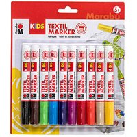 Marabu KiDS Textilmarker farbsortiert 3,0 mm, 10 St. Marabu KiDS Textilmarker farbsortiert 3,0 mm, 10 St. von Marabu