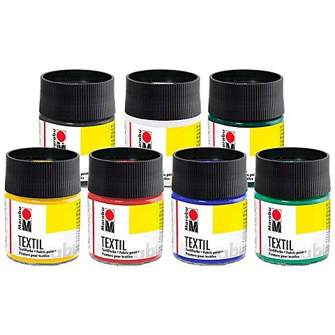 Marabu Stoffmalfarbe in verschiedenen Farbtönen, 50 ml Marabu Stoffmalfarbe in verschiedenen Farbtönen, 50 ml von Marabu
