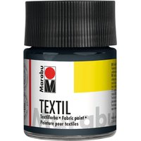 Marabu Textil, 50 ml - Grau von Marabu