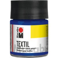 Marabu Textil, 50 ml - Mittelblau von Blau