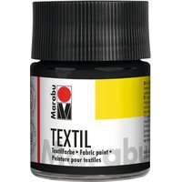 Marabu Textil, 50 ml - Schwarz von Schwarz