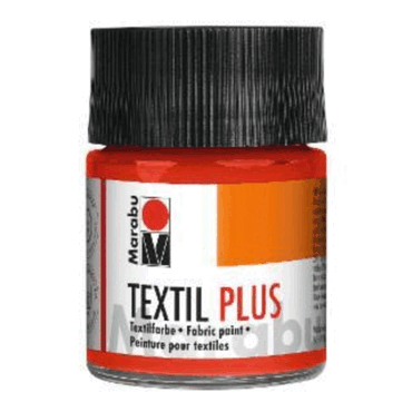 Marabu Textil plus - Zinnoberrot hell 030 50 ml von Marabu