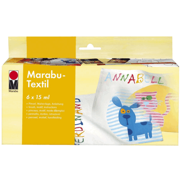 Marabu Textilfarbe Starter Set. Marabu Textilfarbe Starter Set. von Marabu