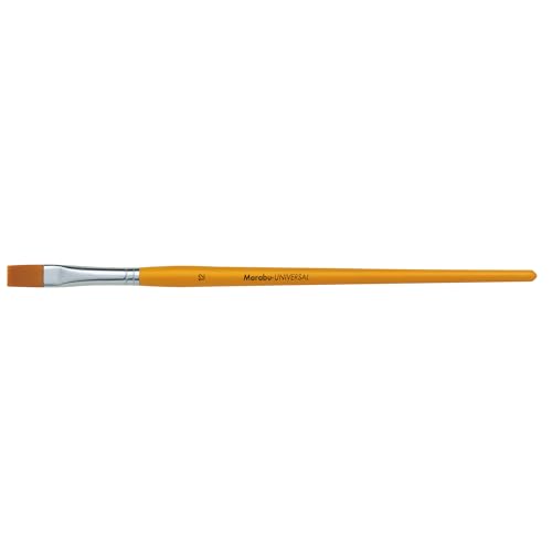 Marabu Universal Pinsel, Größe 12, Synthetikhaarpinsel aus FSC-zertifiziertem Holz, Flachpinsel für Aquarell-, Seiden- und Glasmalerei, 01830000012 Marabu Universal Pinsel, Größe 12, Synthetikhaarpinsel aus FSC-zertifiziertem Holz, Flachpinsel für Aquarell-, Seiden- und Glasmalerei, 01830000012 von Marabu