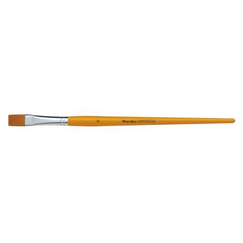 Marabu Universal Pinsel, Größe 16, Synthetikhaarpinsel aus FSC-zertifiziertem Holz, Flachpinsel für Aquarell-, Seiden- und Glasmalerei, 01830000016 Marabu Universal Pinsel, Größe 16, Synthetikhaarpinsel aus FSC-zertifiziertem Holz, Flachpinsel für Aquarell-, Seiden- und Glasmalerei, 01830000016 von Marabu