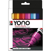 Marabu YONO Acrylstifte-Set farbsortiert 1,5 - 3,0 mm, 12 St. von Marabu