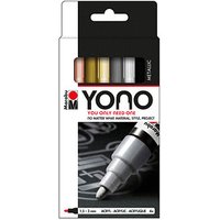 Marabu YONO METALLIC Acrylstifte-Set farbsortiert 1,5 - 3,0 mm, 4 St. Marabu YONO METALLIC Acrylstifte-Set farbsortiert 1,5 - 3,0 mm, 4 St. von Marabu