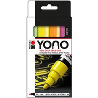Marabu YONO NEON Acrylstifte-Set farbsortiert 1,5 - 3,0 mm, 4 St. von Marabu