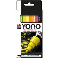 Marabu YONO NEON Acrylstifte-Set farbsortiert 1,5 - 3,0 mm, 4 St. Marabu YONO NEON Acrylstifte-Set farbsortiert 1,5 - 3,0 mm, 4 St. von Marabu