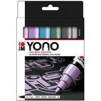 Marabu YONO PASTEL Acrylstifte-Set farbsortiert 1,5 - 3,0 mm, 6 St. von Marabu