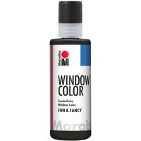 Marabu fun & fancy Konturenfarbe, 80 ml - Schwarz von Schwarz