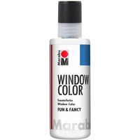 Marabu fun & fancy Konturenfarbe, 80 ml - Weiß von Weiß