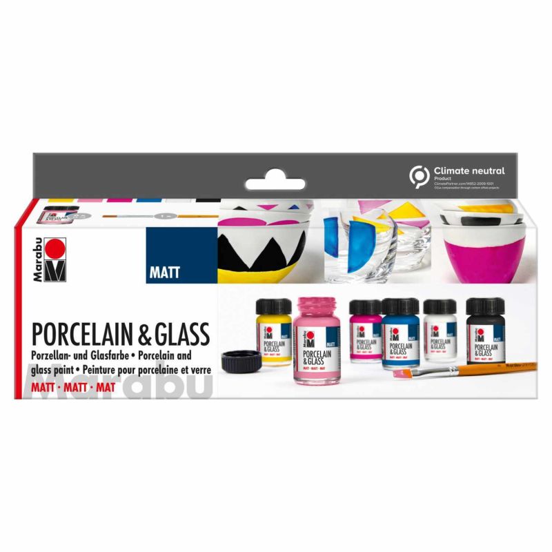 Porcelain & Glass Starterset matt Porcelain & Glass Starterset matt von Marabu