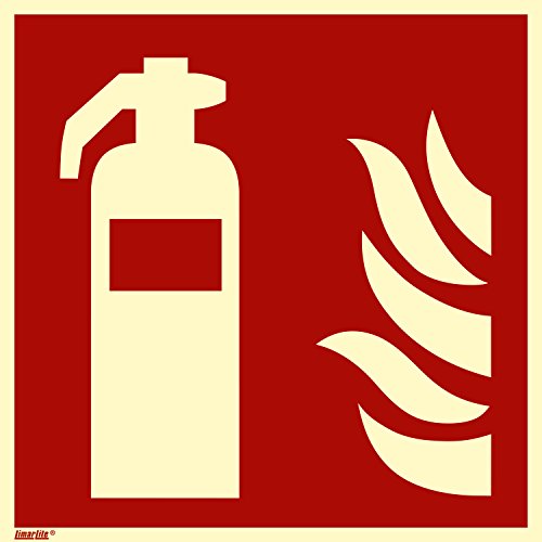 Feuerlöscher Schild 150 x 150 mm – Aluminium langnachleuchtend, Brandschutzzeichen F001, Sicherheitskennzeichen gemäß ASR A1.3 / ISO 7010, DIN 67510 Feuerlöscher Schild 150 x 150 mm – Aluminium langnachleuchtend, Brandschutzzeichen F001, Sicherheitskennzeichen gemäß ASR A1.3 / ISO 7010, DIN 67510 von Marahrens