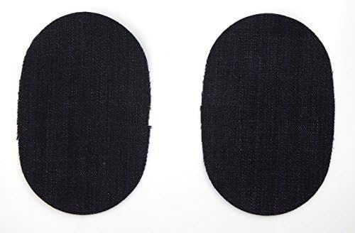 Aufnäher Bügelbild Aufbügler MARBET Jeans Blau Mini 13 x 8,5cm oval Kinder 29M 015 von Marbet
