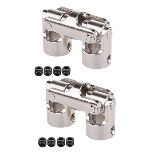 Marclix Rc Doppelkardangelenk-Kardangelenk-Kardangelenk-Kardankupplungen mit Schraube, 5 x 5 mm und 4 x 4 mm, 2 Stück Marclix Rc Doppelkardangelenk-Kardangelenk-Kardangelenk-Kardankupplungen mit Schraube, 5 x 5 mm und 4 x 4 mm, 2 Stück von Marclix