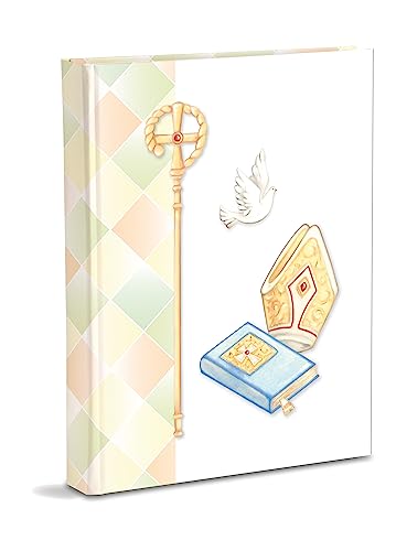 Fotoalbum zur Konfirmation, 23 x 30 cm, 60 weiße Seiten aus dickem und widerstandsfähigem Karton, durchsetzt mit Pergamino Fotoalbum zur Konfirmation, 23 x 30 cm, 60 weiße Seiten aus dickem und widerstandsfähigem Karton, durchsetzt mit Pergamino von Mareli