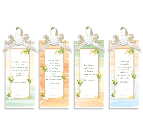 Mareli A20-SL Set mit 4 Lesezeichen, Gastgeschenke zur Kommunion und Konfirmation, Kreide zur Erstkommunion Mareli A20-SL Set mit 4 Lesezeichen, Gastgeschenke zur Kommunion und Konfirmation, Kreide zur Erstkommunion von Mareli