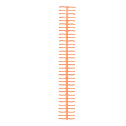 10 Stück Spiralbindungsspulen,Binde-, Binde- Verschließmaschine Verschließmaschine Binde- Verschließmaschine 15 Mm/0,59 Zoll 34 Löcher Polypropylen Verschleißfeste Binderücken für Schreibwaren(Orange) von Marhynchus