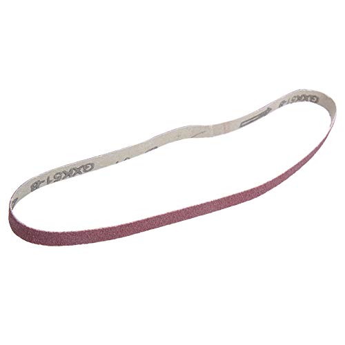 10pcs Aluminiumoxid -Schleifband, Schleifriemen Zum Holzpolieren, 533 X 9 Mm Sandpapierschleifer, Entfernungslösung, Vielseitiges Schleifen und Polieren, Mehrere Grütze (60#) von Marhynchus