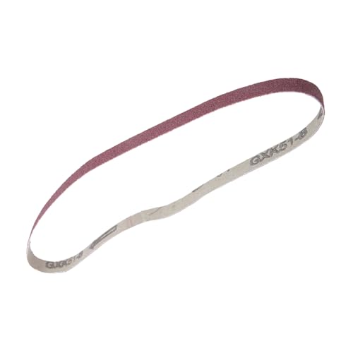 10pcs Aluminiumoxid -Schleifband, Schleifriemen Zum Holzpolieren, 533 X 9 Mm Sandpapierschleifer, Entfernungslösung, Vielseitiges Schleifen und Polieren, Mehrere Grütze (80#) von Marhynchus