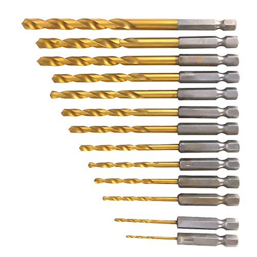 13pcs Hochgeschwindigkeits -Stahlbohrer -Bit -Set, Lange Lebensdauer, Einfache Installation, Vielseitige Anwendung mit Hex -Shank -Bohrer, für Holzplastikmetall 13pcs Hochgeschwindigkeits -Stahlbohrer -Bit -Set, Lange Lebensdauer, Einfache Installation, Vielseitige Anwendung mit Hex -Shank -Bohrer, für Holzplastikmetall von Marhynchus