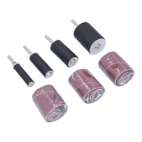 16pcs Schleiftrommeln Kit, Trommel Sandhärme 60 80 120 Trommelschleifer Zum Schleifen des Glättungsforming -Polierfaserholz -Holzmetals Zum Schleifen von Marhynchus