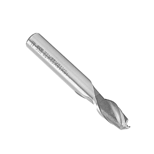 2-flute Endmühle Spiralendmühle Hochgeschwindigkeits-Stahl-CNC-Frässchneider für CNC-Mahlmaschine Holzbearbeitungsmaschine (10 * 10 * 22 * 72) von Marhynchus