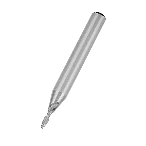 2-flute Endmühle Spiralendmühle Hochgeschwindigkeits-Stahl-CNC-Frässchneider für CNC-Mahlmaschine Holzbearbeitungsmaschine (2 * 6 * 7 * 51) von Marhynchus