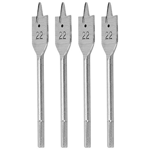 22 Mm Flaches Holzbohrer -Bit -Set Hoher Kohlenstoffstahlspaten Bohrung, Starke und Langlebige Holzbearbeitungsbohrgeräte von Marhynchus