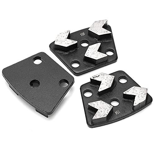 3 X Diamant-Schleifschuhe, 16# Schwarze Trapez-Diamantschleifer Betonschleifschuhe Schneidwerkzeug-Scheiben-Set 3 X Diamant-Schleifschuhe, 16# Schwarze Trapez-Diamantschleifer Betonschleifschuhe Schneidwerkzeug-Scheiben-Set von Marhynchus