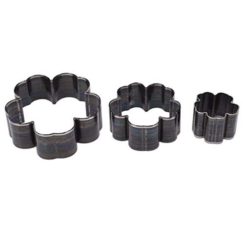 3-teiliges Blumenstanzer-Set aus Legiertem Stahl, Prägnantes 1,2-Zoll-, 2-Zoll- und 2,8-Zoll-Hohlstanzwerkzeug, Formstanze für Leder, Hochwertiges Stanzwerkzeug für 3-teiliges Blumenstanzer-Set aus Legiertem Stahl, Prägnantes 1,2-Zoll-, 2-Zoll- und 2,8-Zoll-Hohlstanzwerkzeug, Formstanze für Leder, Hochwertiges Stanzwerkzeug für von Marhynchus