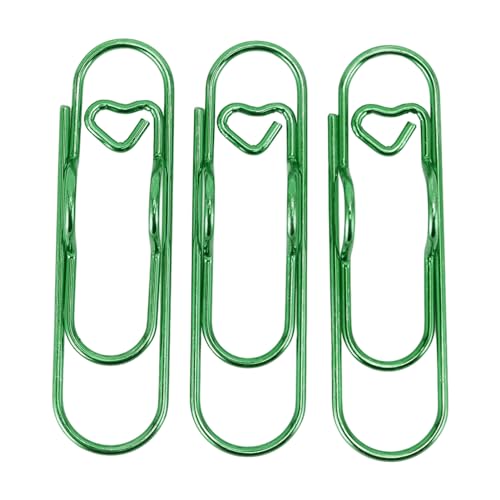 30pcs Metall Pen Clips Edelstahl Tragbarer Halter für Notebook -Lesezeichen -Quittungen (Rot) (GREEN) von Marhynchus