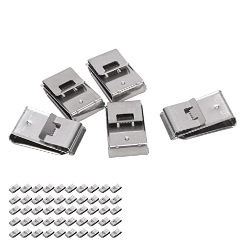 50pcs Edelstahl -Solarpanelkabelclip für die Photovoltaik -Drahtklemme der Elektrischen Kabelmodelle, Korrosionsbeständige, Einfache Installation für PV Modulrahmen und Schiene 50pcs Edelstahl -Solarpanelkabelclip für die Photovoltaik -Drahtklemme der Elektrischen Kabelmodelle, Korrosionsbeständige, Einfache Installation für PV Modulrahmen und Schiene von Marhynchus