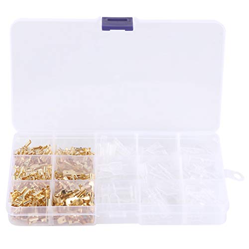 60pcs 2,8 Mm Männlicher Weiblicher Drahtanschluss, 30pcs -Scheide, 60 Pcs 4,8 Mm Klemme für Mehrere Szenarien, Bequemer Speicherplatz von Marhynchus