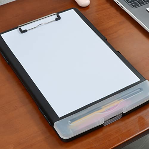 A4 -Zwischenablage Ordner 2 in 1 Metallclip Pflege -Zwischenablage für Büro, Wasserdichte Kunststoffdatei Lagerklemme A4 -Zwischenablage Ordner 2 in 1 Metallclip Pflege -Zwischenablage für Büro, Wasserdichte Kunststoffdatei Lagerklemme von Marhynchus