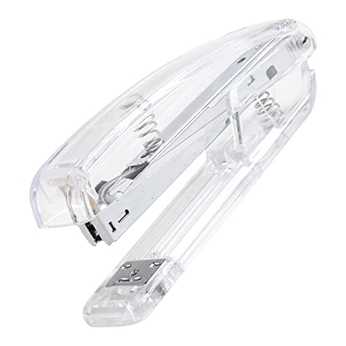 Arbeitssparen -Handheld Heft für Schreibtisch, Bequemer Büro -Hefter für Effizientes Grundnahrungsmittel, Langlebiges Acryl und Metallmaterial (Transparent) von Marhynchus