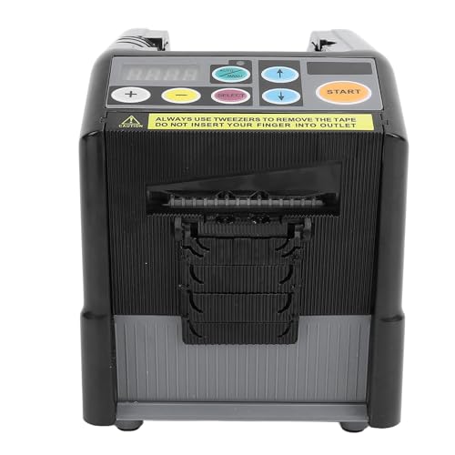Doppelbandkapazitätsband -Schneidmaschine Automatischer Klebebandspender Cutter mit Speicher- und Speicherfunktion für die Täglichen Transportaufgaben (EU-Stecker 220-240V) von Marhynchus