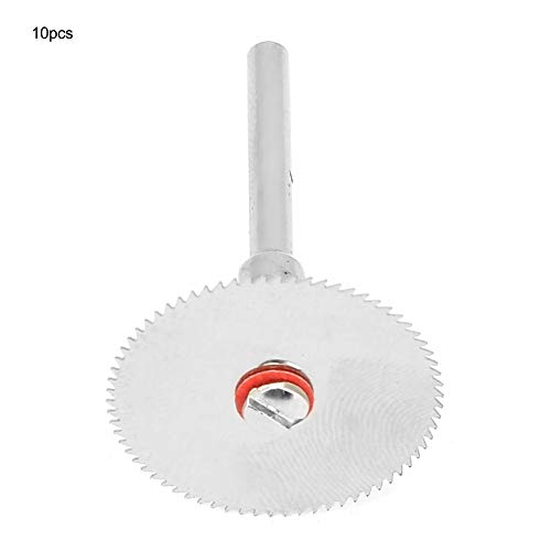 Edelstahlsäge Schaufel/Flügel Schneidrad für Elektrische - Ideal für Holz, Kunststoffe und Kunsthandwerk (25mm10pc+2 Pol) von Marhynchus